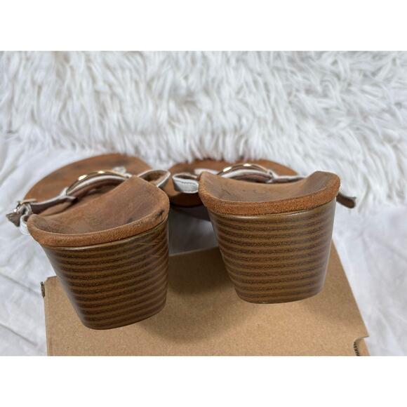 Vionic Park Orchid Sandals Womens Size 10 White Brown 380ORCHID TVW4917 - Picture 6 of 8